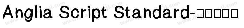 Anglia Script Standard字体转换